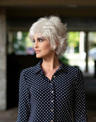 Open Box | Alyssa Wig by Envy | Petite/Average Cap | Medium Grey - Wig Studio 1