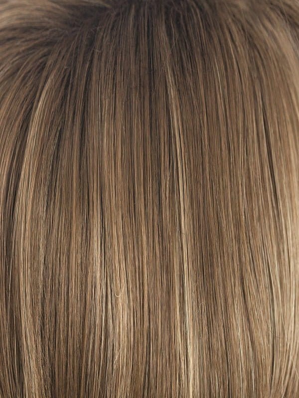 Honey Wheat-R | Medium Brown rooted, Light Brown base with Honey Blonde highlight