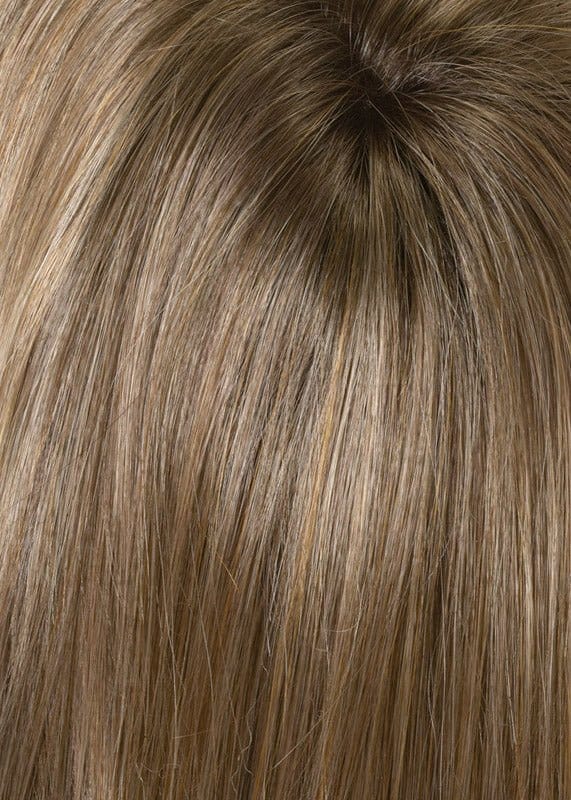 Toasted Sesame | Chocolate brown roots with a toasted brown and wheat blonde blend