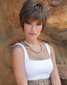 Open Box | Billie Wig by Noriko | Average Cap | Mochaccino - R - Wig Studio 1