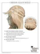 Open Box | Cher Wig by Ellen Wille | Petite/Average Cap | Champagne Mix - Wig Studio 1