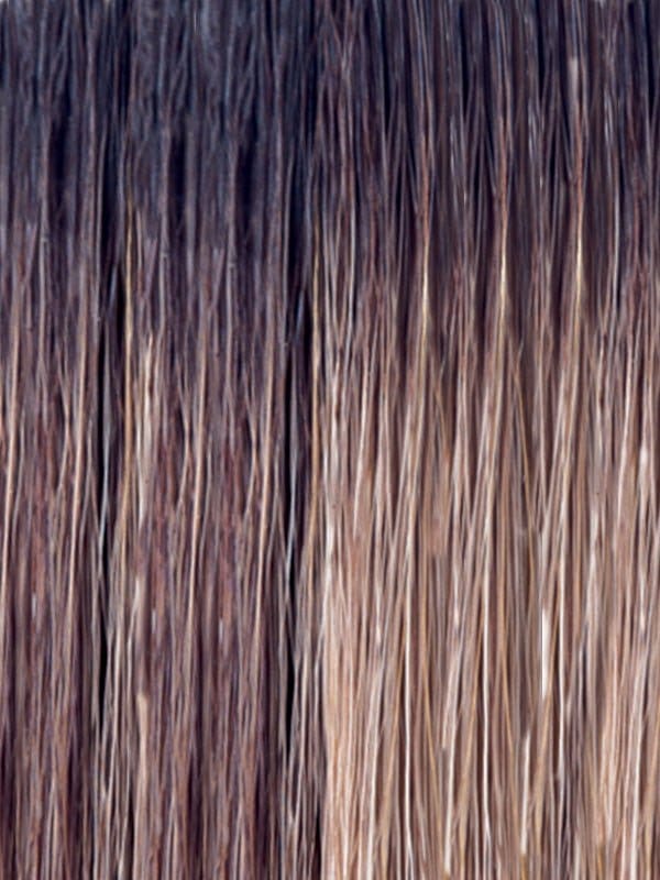 RAISIN GLAZE H | Rooted Dark with Light Brown base with Medium Blonde highlights