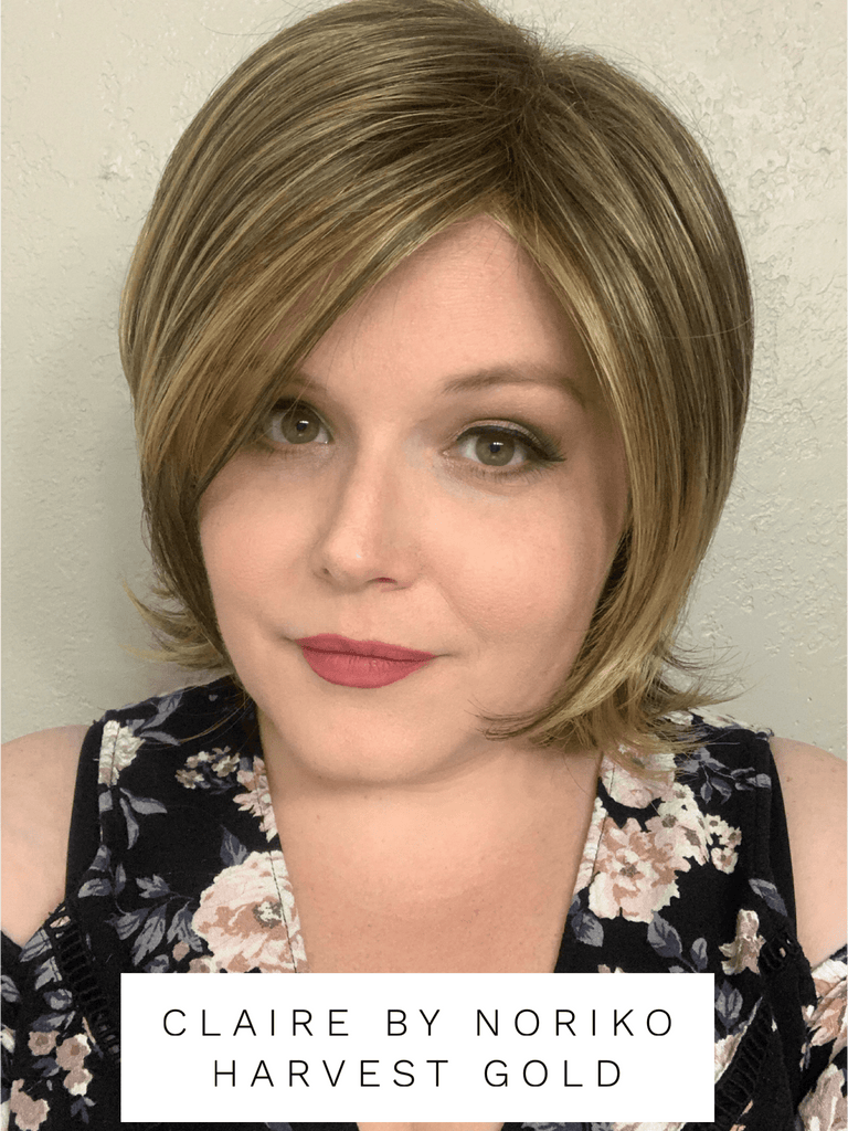 Open Box | Claire Wig by Noriko | Synthetic Hair | Average Cap | Raisin Glaze Hilight - Wig Studio 1