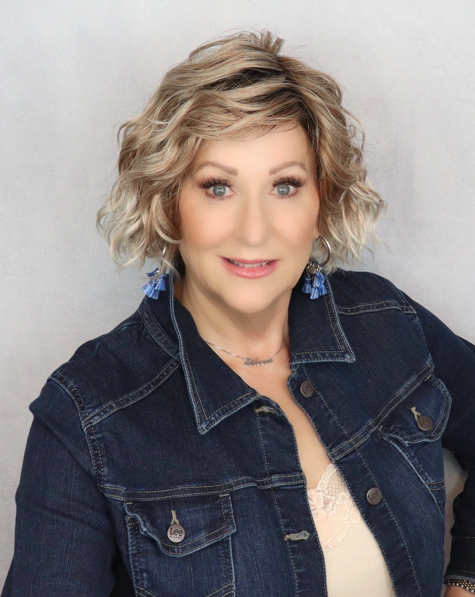 Open Box | Dance Wig by Ellen Wille | Petite/Average Cap | Sandy Blonde Rooted - Wig Studio 1