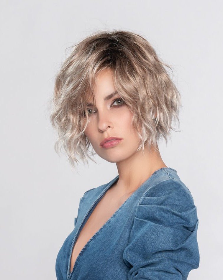 Open Box | Dance Wig by Ellen Wille | Petite/Average Cap | Sandy Blonde Rooted - Wig Studio 1