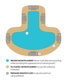 Open Box | easiPart T HD Topper 12" by easiHair | 27B - Wig Studio 1