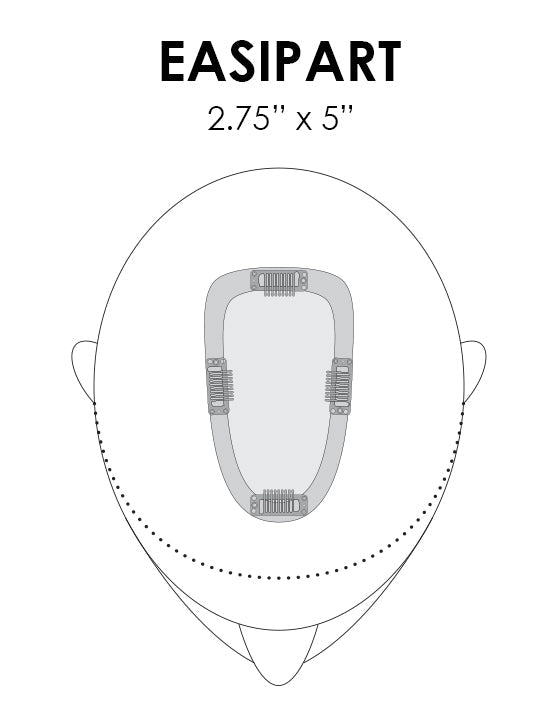 Open Box | easiPart Topper 8" by easiHair | 6/33 - Wig Studio 1
