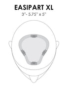 Open Box | easiPart XL Topper 8" by easiHair | 12FS12 - Wig Studio 1