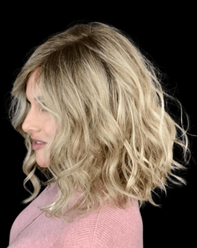 Open Box | Emma by Envy | Human Hair/Heat Friendly Synthetic Blend Wig | Chocolate Cherry - Wig Studio 1