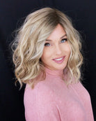 Open Box | Emma by Envy | Human Hair/Heat Friendly Synthetic Blend Wig | Chocolate Cherry - Wig Studio 1