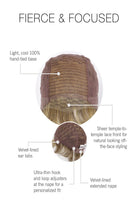 Open Box | Fierce and Focused Wig by Raquel Welch | Heat Friendly Synthetic Hair | Average Cap | RL2/4 - Wig Studio 1