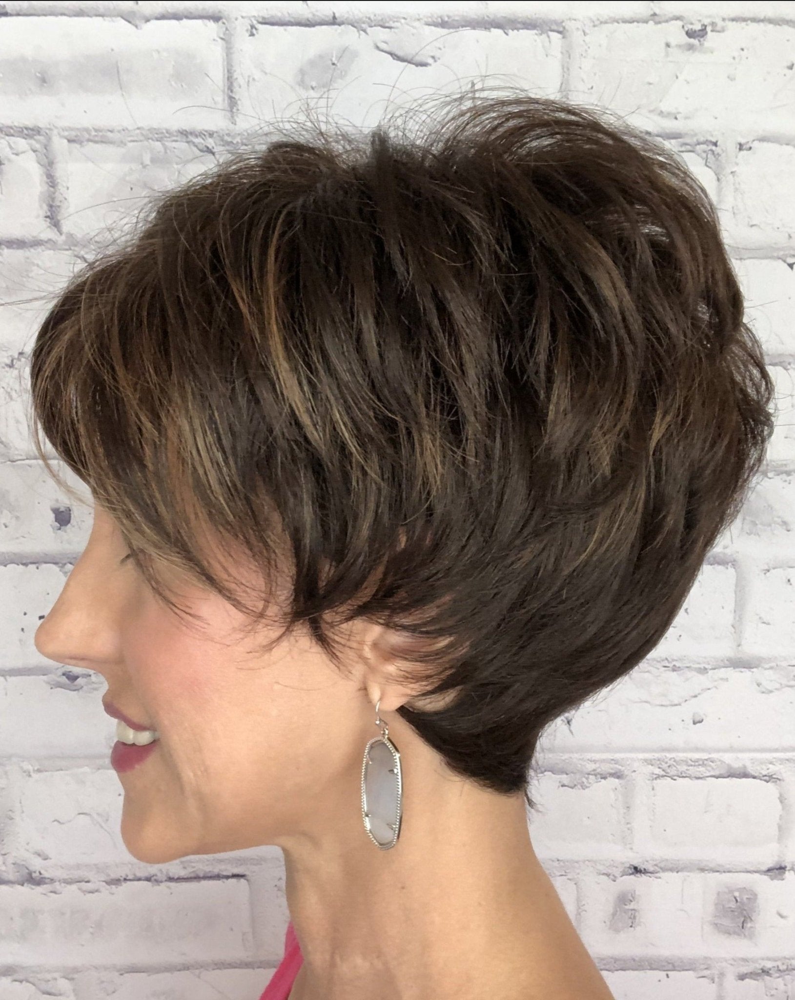 Open Box | Gia Synthetic Wig by Rene of Paris | Basic Cap | Sandy Silver - Wig Studio 1