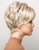 Open Box | Gia Synthetic Wig by Rene of Paris | Basic Cap | Sandy Silver - Wig Studio 1