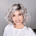 Open Box | Girl Mono Synthetic Lace Front Wig by Ellen Wille | Mono Part | Hot Hazelnut Mix - Wig Studio 1