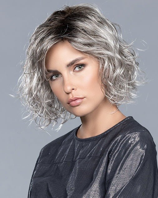 Open Box | Girl Mono Synthetic Lace Front Wig by Ellen Wille | Mono Part | Hot Hazelnut Mix - Wig Studio 1