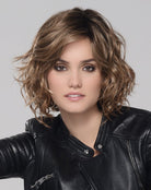 Open Box | Girl Mono Synthetic Lace Front Wig by Ellen Wille | Mono Part | Hot Hazelnut Mix - Wig Studio 1