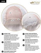 Open Box | Jane Wig by Envy | Synthetic Hair | Light Grey - Wig Studio 1