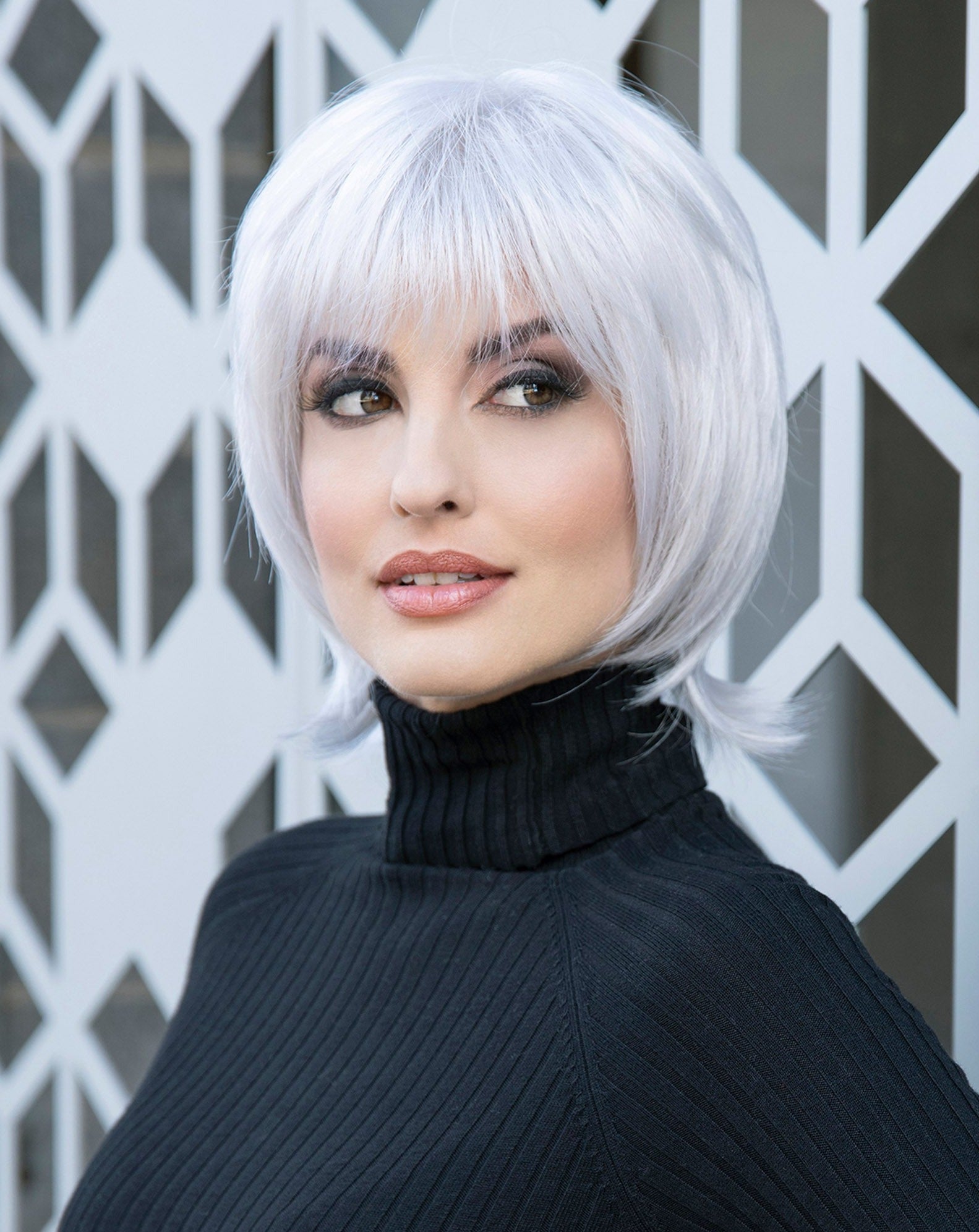 Open Box | Jane Wig by Envy | Synthetic Hair | Light Grey - Wig Studio 1