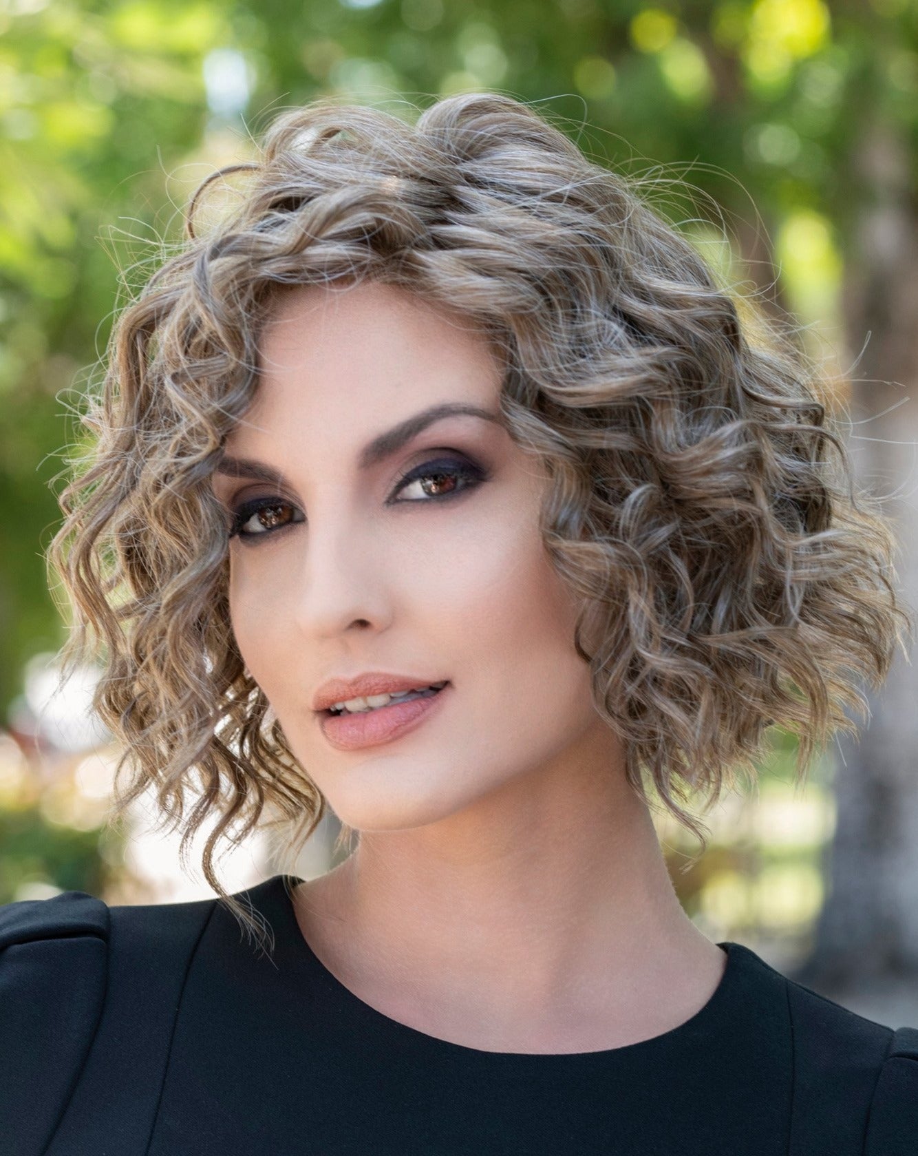 Open Box | Jordan Wig by Envy | Human Hair/Heat Friendly Synthetic Blend Hair | Average Cap | Chocolate Caramel - Wig Studio 1