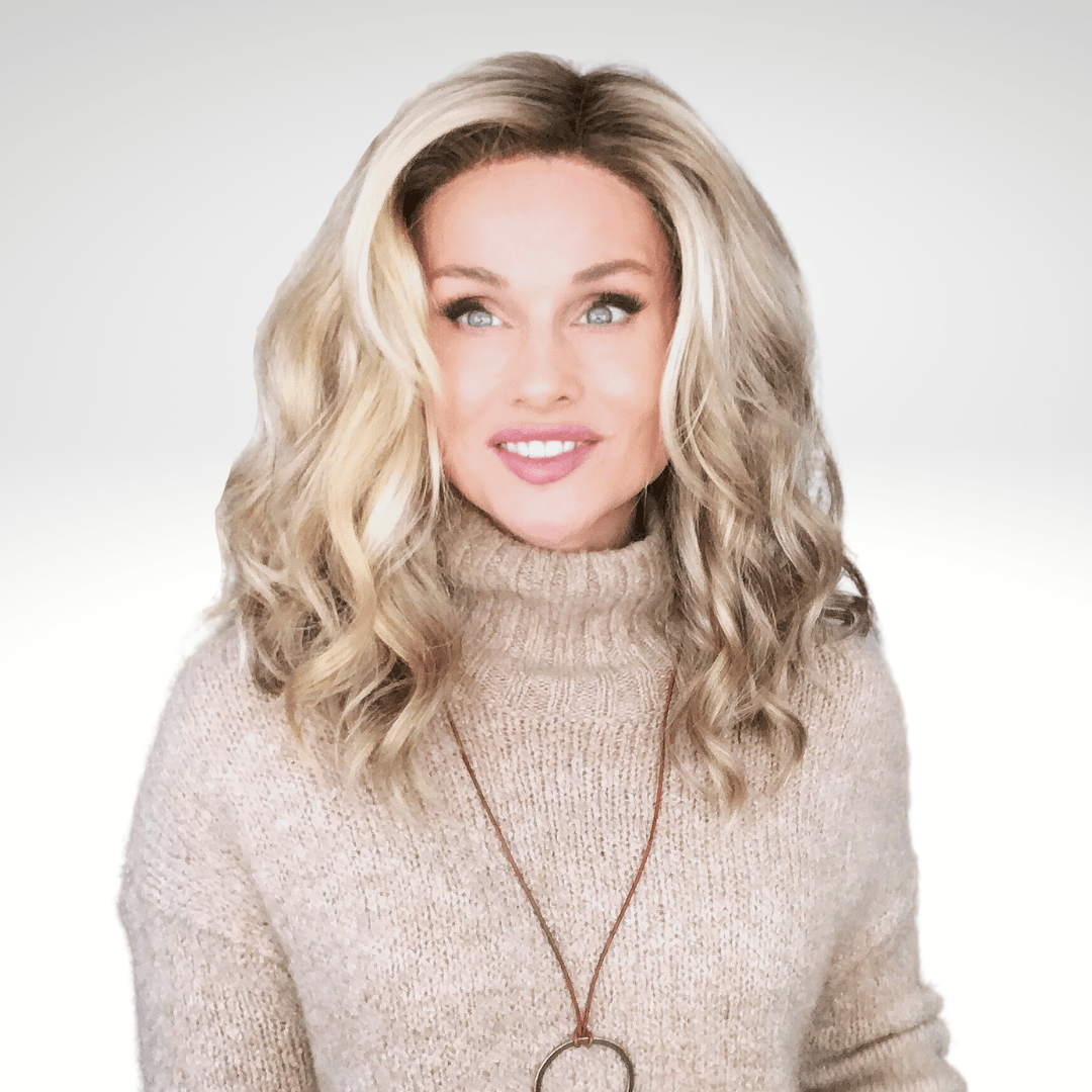 Open Box | Joy Synthetic Lace Front Wig by WigPro | Mono Top | Platinum - Wig Studio 1