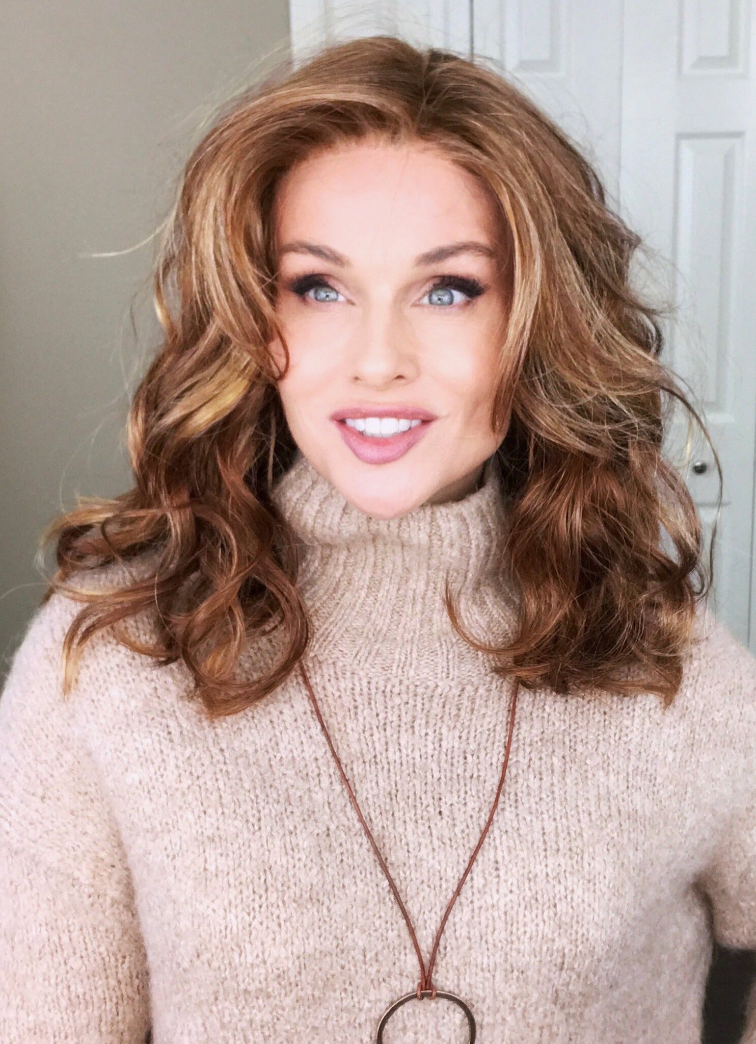 Open Box | Joy Synthetic Lace Front Wig by WigPro | Mono Top | Platinum - Wig Studio 1