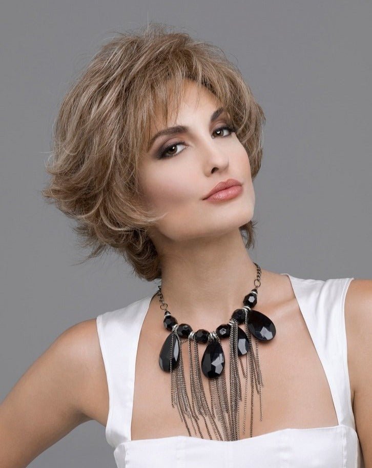 Open Box | Kylie Wig by Envy | Human Hair/Heat Friendly Synthetic Blend Hair | Average Cap | Light Brown - Wig Studio 1