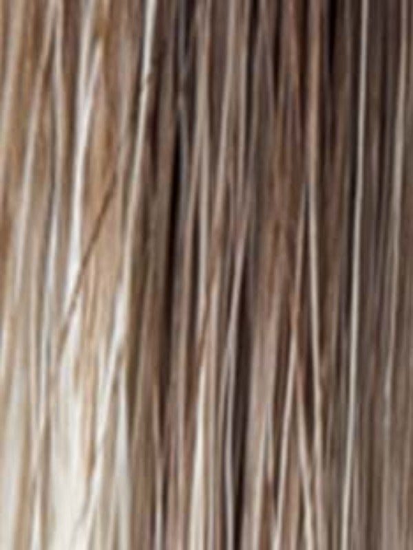 Mocha H | Rooted Dark with Medium Ash Blonde with Platinum Blonde highlight