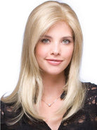 Open Box | Long Mono Topper by Amore | Synthetic Hair | Nutmeg - F - Wig Studio 1
