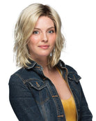 Open Box | Mellow Synthetic Lace Front Wig by Estetica | Mono Part | R8/26H - Wig Studio 1