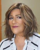 Open Box | Mellow Synthetic Lace Front Wig by Estetica | Mono Part | R8/26H - Wig Studio 1