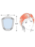 Open Box | Modern Top Piece by Rene of Paris | Silver Stone - Wig Studio 1