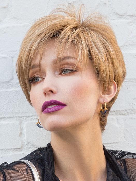 Open Box | Modern Top Piece by Rene of Paris | Silver Stone - Wig Studio 1