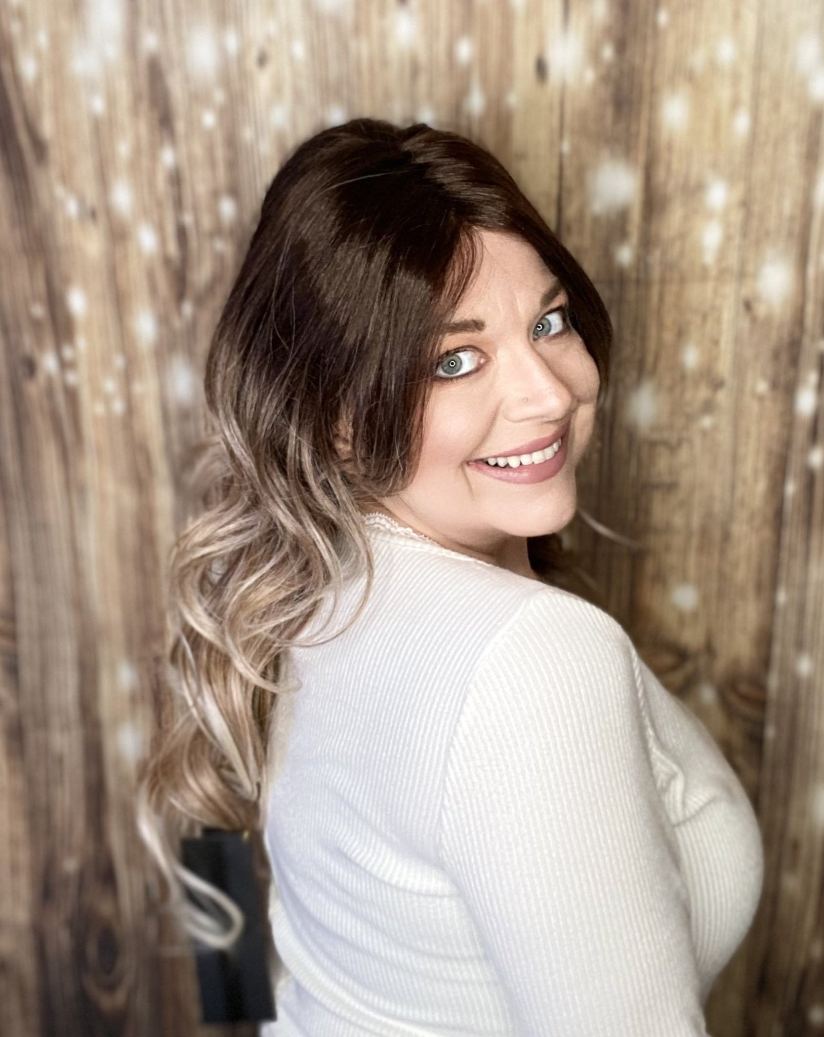 Open Box | Pure Honey | HF Synthetic Lace Front Wig | Mono Top | BrownSugar SweetCream - Wig Studio 1