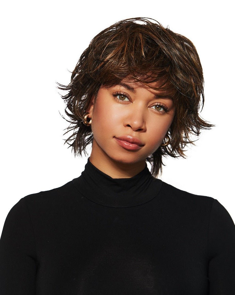 Open Box | Razor Cut Shag | HF Synthetic Wig | Basic Cap | EL14/26/10 - Wig Studio 1