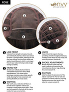 Open Box | Rose Wig by Envy | Average Cap | Dark Grey - Wig Studio 1