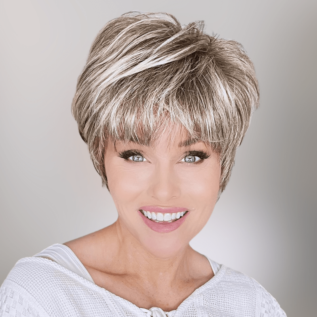 Open Box | Sally Wig by Noriko | Synthetic Hair | Average Cap | Toasted Brown - Wig Studio 1