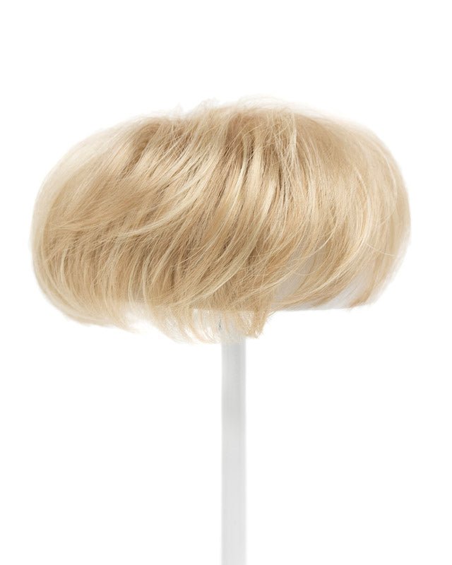 Open Box | Speak Volume Topper by Envy | Synthetic Hair | Light Grey - Wig Studio 1