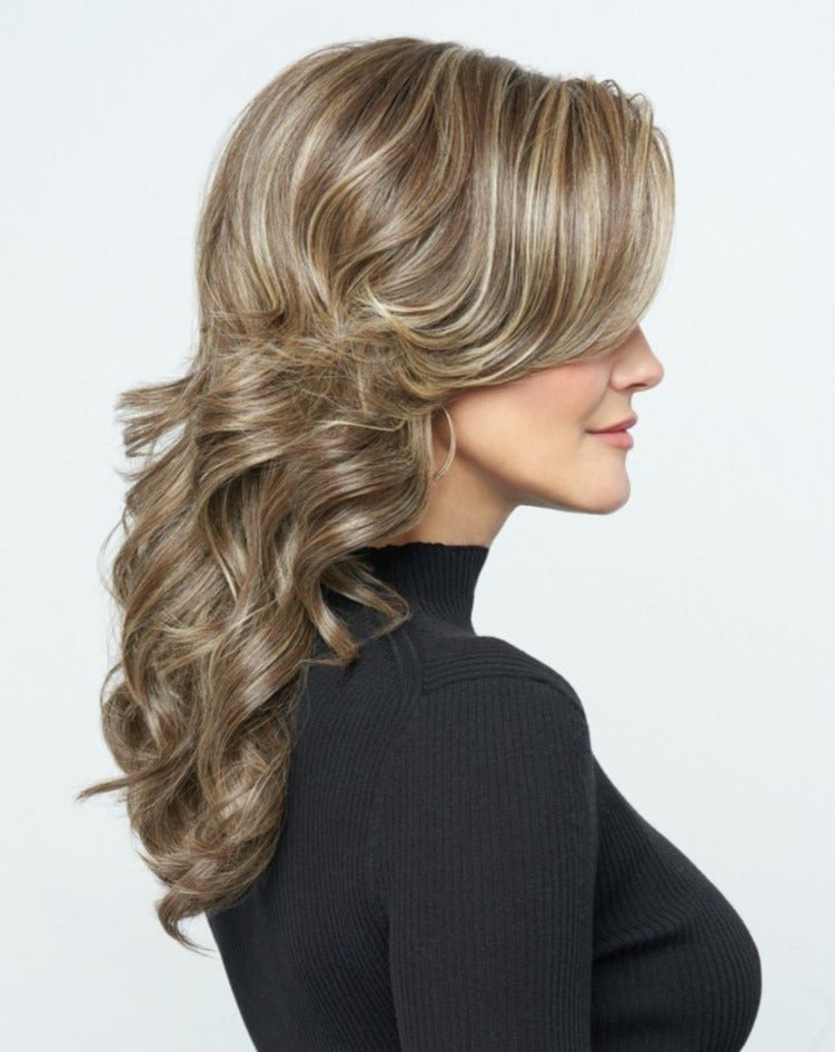 Open Box | Stroke of Genius by Raquel Welch | HF Synthetic Lace Front Wig | Mono Part | RL17/23SS - Wig Studio 1