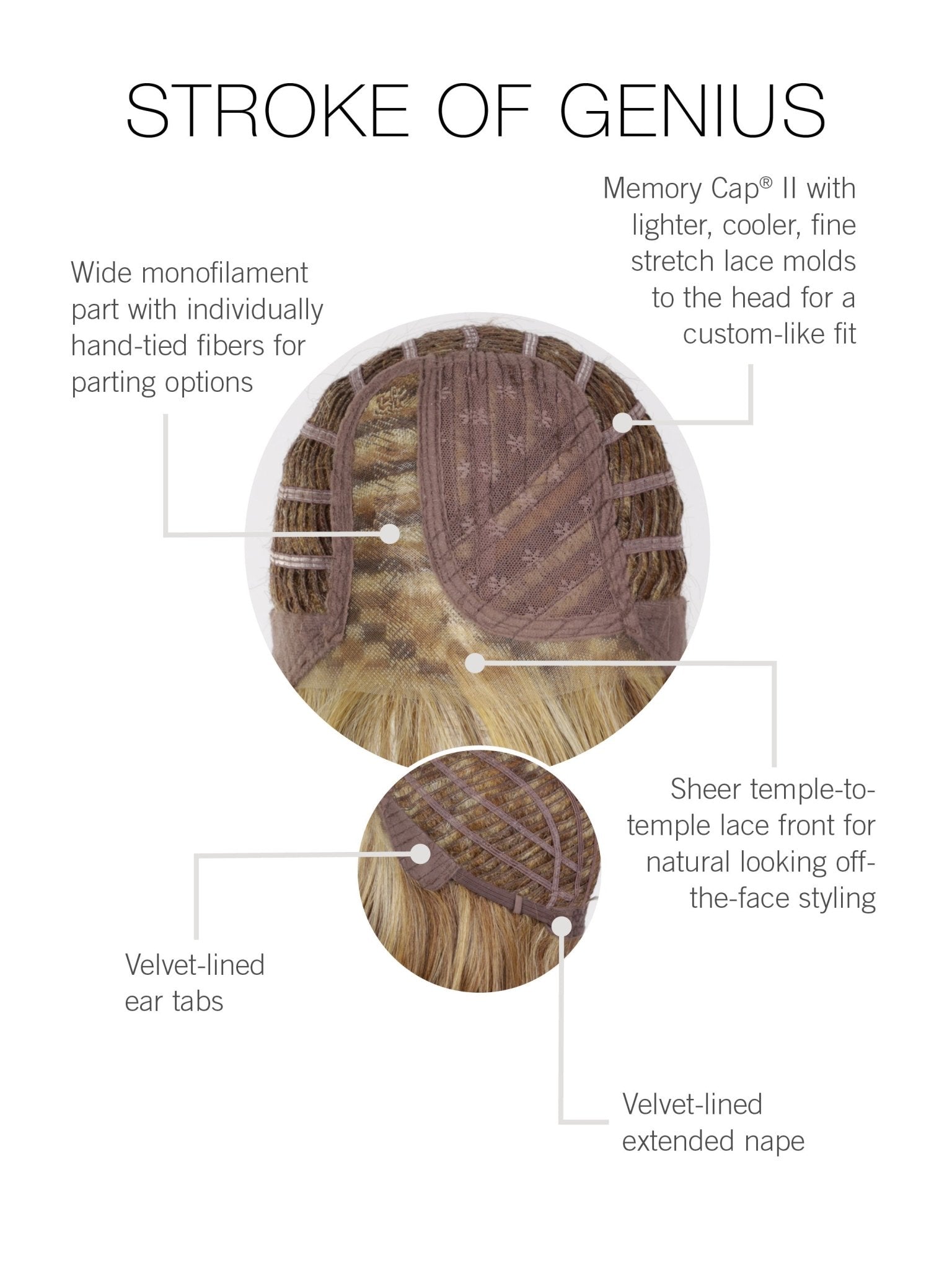 Open Box | Stroke of Genius by Raquel Welch | HF Synthetic Lace Front Wig | Mono Part | RL17/23SS - Wig Studio 1