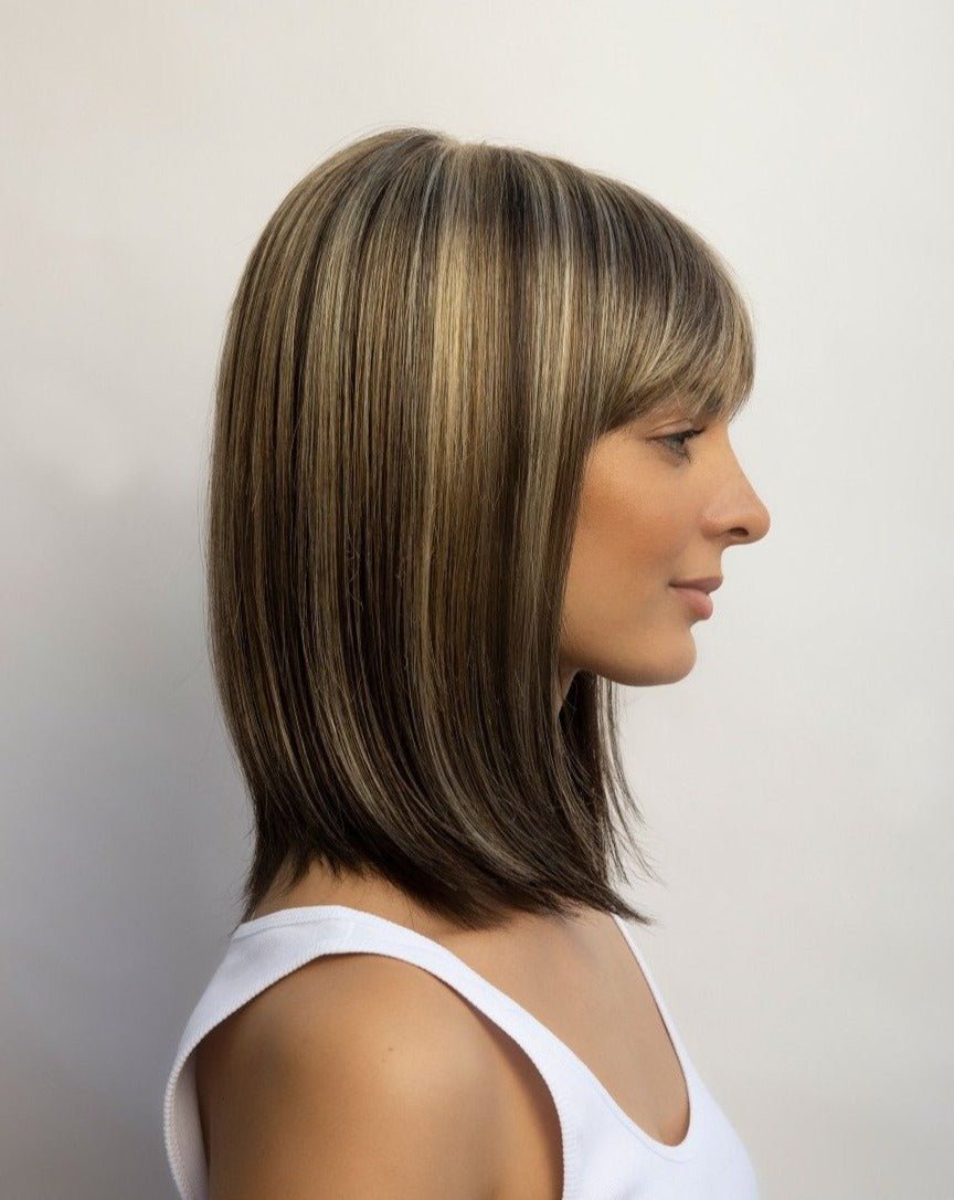 Open Box | Tatum Wig by Amore | Average Cap | Chocolate Frost - Wig Studio 1