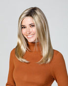 Open Box | Top Coverage 18" Straight Topper by Jon Renau | 10H16 - Wig Studio 1