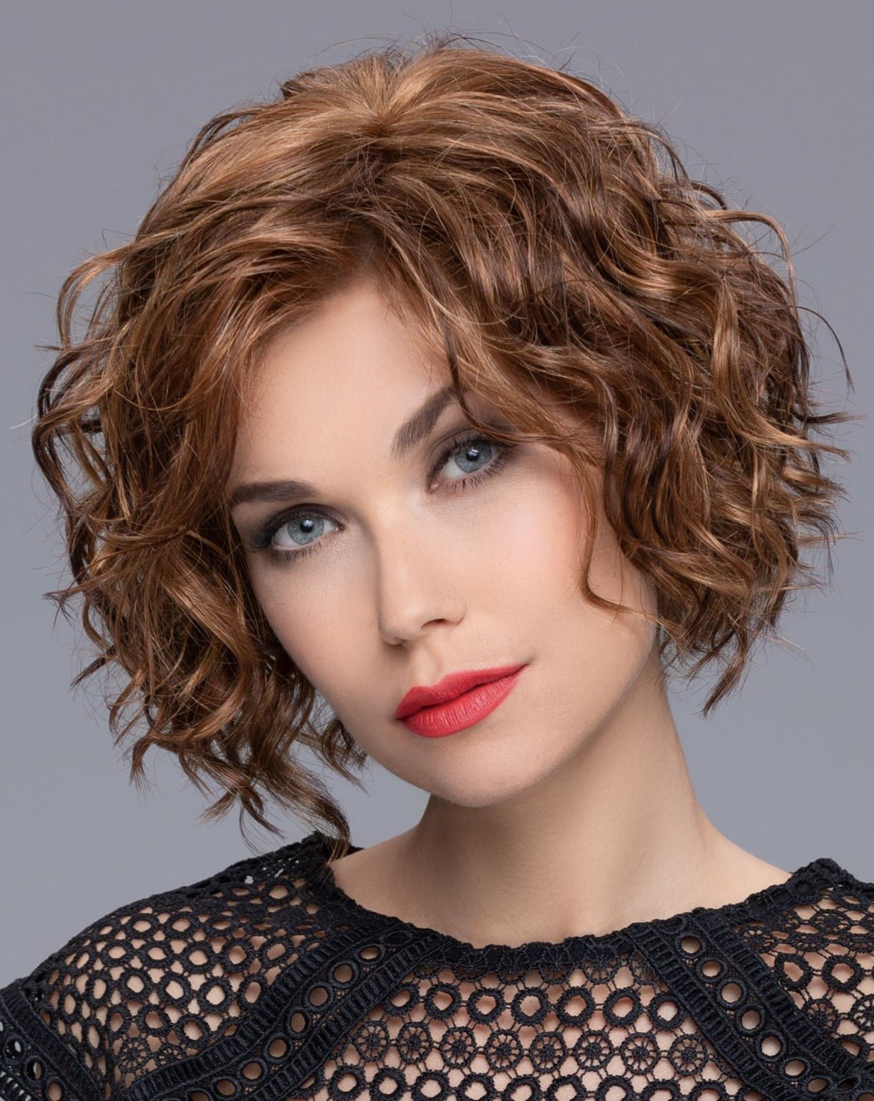 Open Box | Turn Synthetic Lace Front Wig by Ellen Wille | Mono Part | Champagne Rooted - Wig Studio 1