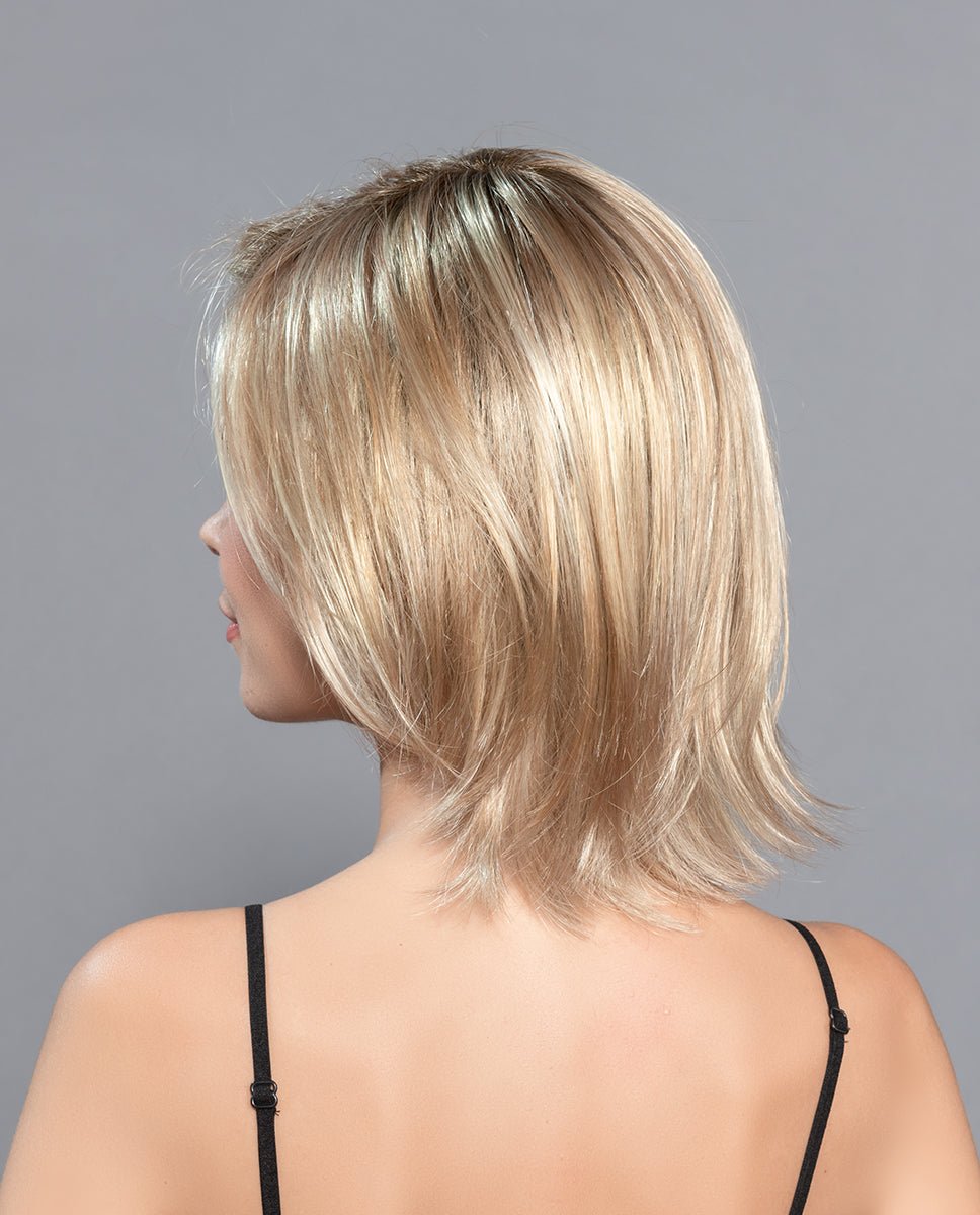 Open Box | United Synthetic Lace Front Wig by Ellen Wille | Mono Part | Pastel Blonde Mix - Wig Studio 1