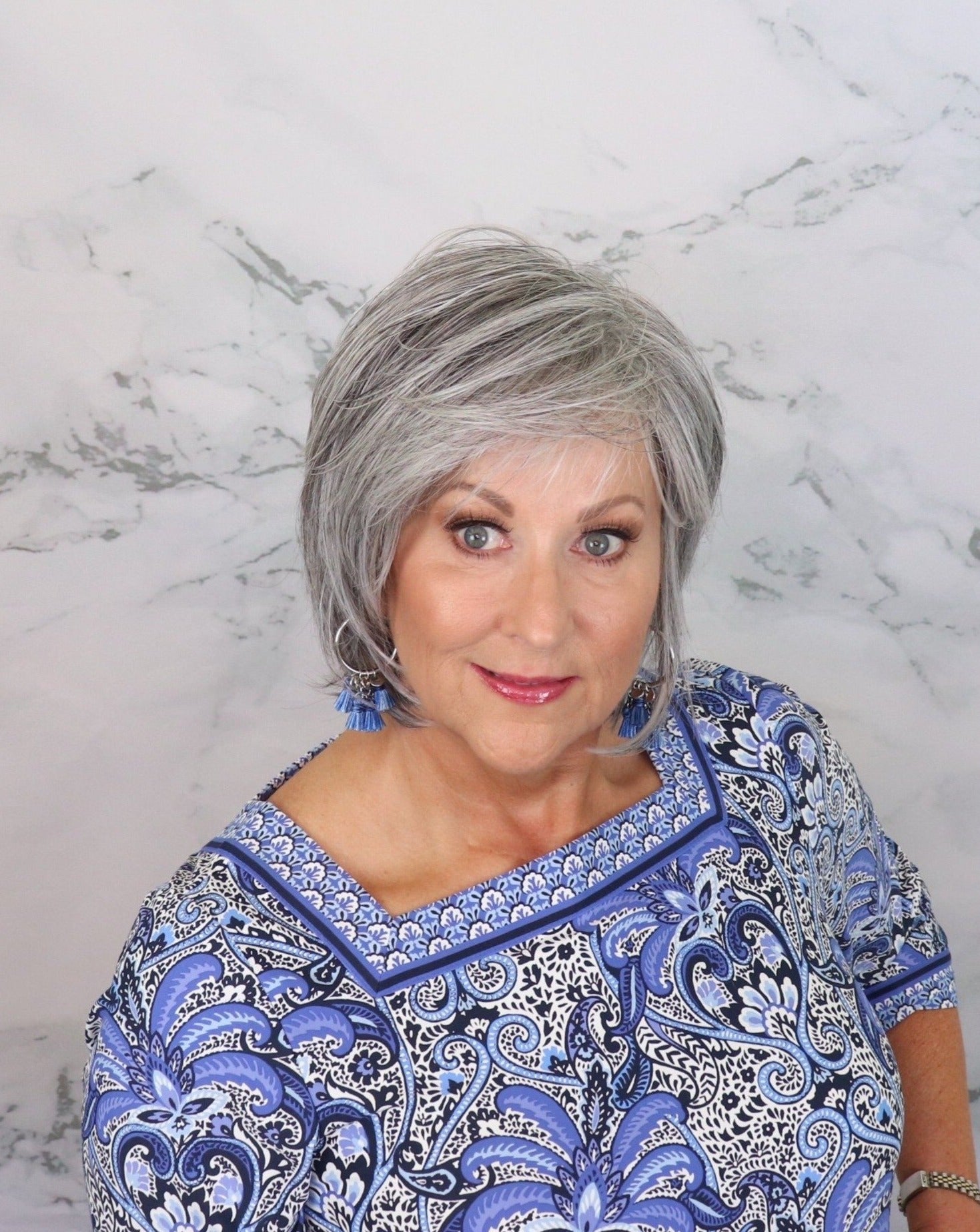 Open Box | Whitney Wig by Envy | Average Cap | Dark Grey - Wig Studio 1