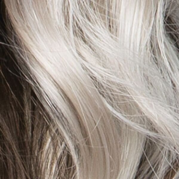 ICYSHADOW |	Iced Blonde Dusted with Soft Sand & Golden Brown Roots with Golden Brown Underneath