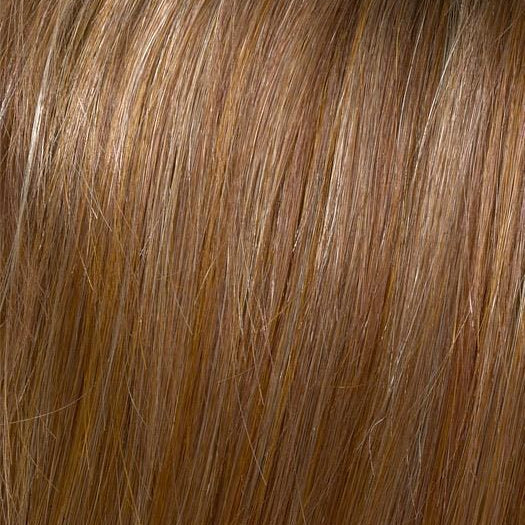 Creamed Coffee | Sable brown roots with chocolate brown blended with warm cinnamon and blonde latte