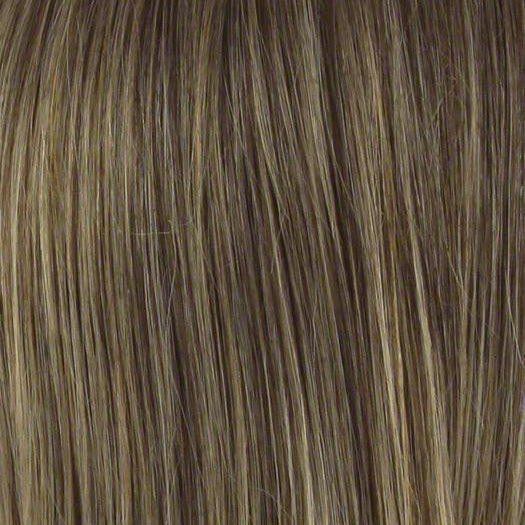 Frosted | A light brown at the roots with wheat blonde tips for that summer blonde look