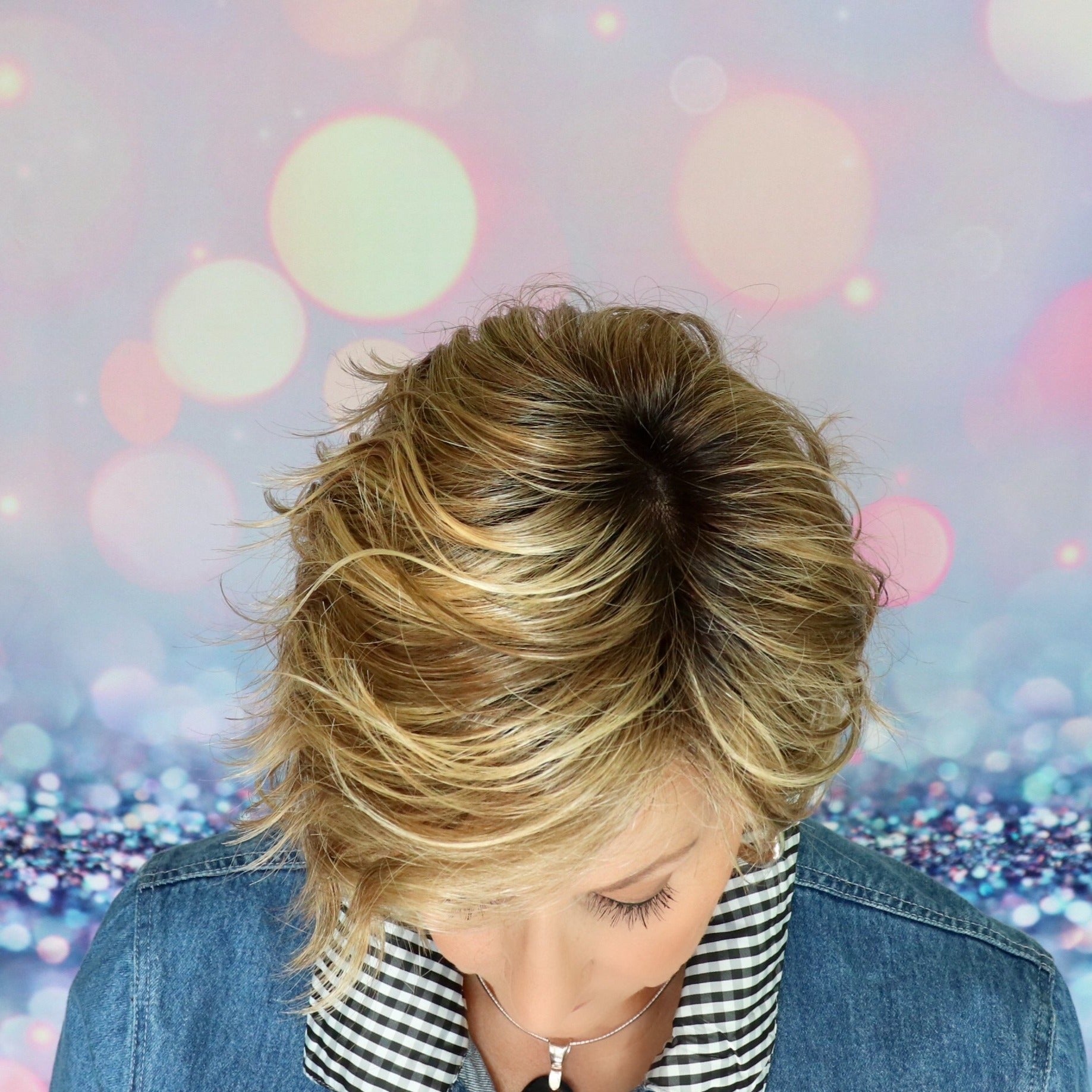 Preston Synthetic Lace Front Wig by Estetica | Mono Top - Wig Studio 1