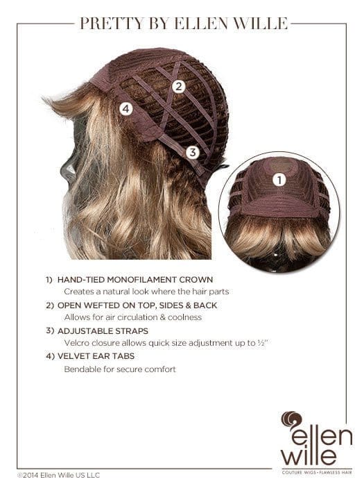 Pretty by Ellen Wille | Synthetic Wig | Mono Crown - Wig Studio 1