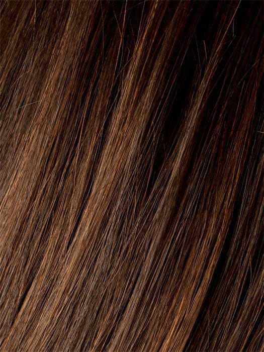 CHOCOLATE ROOTED 830.6 | Medium Brown Blended with Light Auburn and Dark Brown with Shaded Roots